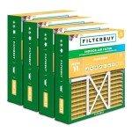 MERV 11 Pleated Air Filters 22x24x5 (4-Pack)