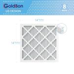 14x14x1 Air Filter 2 Pack - MERV 8