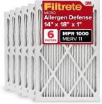 Filtrete 14x18x1 MERV 11 AC Air Filter 6 Pack