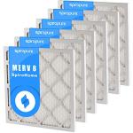 SpiroPure 13x21.5x1 MERV 8 Air Filters (6 Pack)