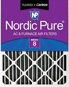 Nordic Pure 16x20x4 Pleated Plus Carbon Filter