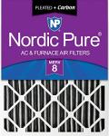 Nordic Pure 16x20x4 Pleated Plus Carbon Filter