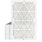 16x25x1 MERV 8 Pleated AC Filters - 12 Pack