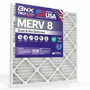 BNX TruFilter 10x30x1 MERV 8 Air Filters 4-Pack