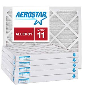 Aerostar MERV 11 14x25 Pleated Air Filter 6 Pack