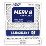 Filter King MERV 8 13.5x35.5 Air Filter 4-Pack
