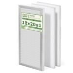Montemono Reusable 10x20x1 Air Filter, MERV 8
