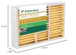 Filterbuy 16x25x5 MERV 11 Air Filter Pack