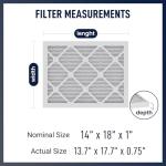 YEEREAD MERV 13 Air Filters, 6-Pack, 14x18x1