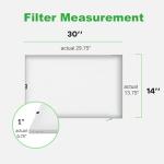 REair 14x30x1 Washable Air Filter Pro Kit