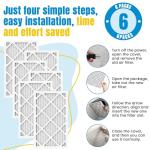 12x20x1 MERV 8 Furnace Air Filter - 6 Pack