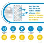 12x20x1 MERV 8 Furnace Air Filter - 6 Pack
