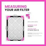 10x20x1 MERV 11 Air Filter, 2 Pack