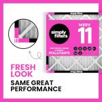 10x20x1 MERV 11 Air Filter, 2 Pack