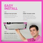 10x20x1 MERV 11 Air Filter, 2 Pack