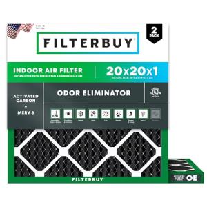 20x20x1 MERV 8 Odor & Allergy Air Filters