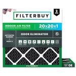 20x20x1 MERV 8 Odor & Allergy Air Filters
