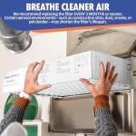 DerBlue 2-Pack MERV 13 16x25x5 Furnace Filters