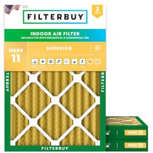 30x32x2 MERV 11 Air Filter - 3-Pack