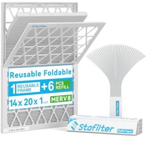 Stafilter MERV 8 Reusable Air Filter Bundle