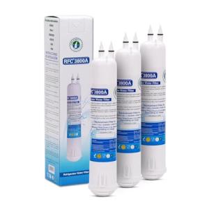 Replacement Water Filter Caps for Refrigerators, 3-Pack