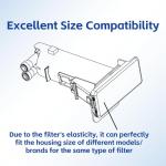 Replacement Water Filter Caps for Refrigerators, 3-Pack