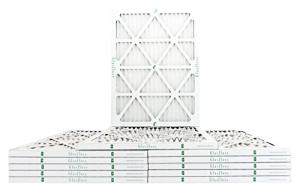 Glasfloss MERV 10 Pleated Air Filters, 12 Pack