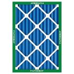 Filterbuy 18x25x2 Air Filter MERV 13 Optimal Smoke & Allergy Defense (5-Pack), Electrostatic Pleated HVAC AC Furnace Filters Replacement, Made in USA (Actual Size: 17.50 x 24.50 x 1.75)