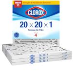 Clorox MERV 11 Pleated Air Filters, 4-Pack
