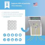 10x10x1 MERV 8 Air Filter 6 Pack