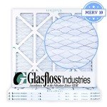 Glasfloss Pleated Air Filters, MERV 10, 4-Pack