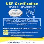 EXCELPURE RWF6100A Refrigerator Water Filter 2-Pack