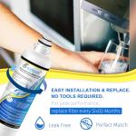 EXCELPURE RWF6100A Refrigerator Water Filter 2-Pack