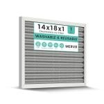 Washable 14x18x1 Electrostatic Air Filter, MERV 8