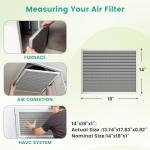 Washable 14x18x1 Electrostatic Air Filter, MERV 8