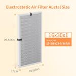 WATTRIP MERV 8 Reusable Electrostatic Air Filters 2-Pack