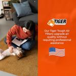 Tiger Tough 16x20x2 MERV 8 Air Filter 4-Pack