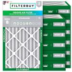 12x24x4 MERV 8 Air Filters for Allergies - 12 Pack