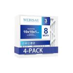 WEBISAU MERV 8 Air Filters 10x10x1 4-Pack