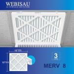 WEBISAU MERV 8 Air Filters 10x10x1 4-Pack