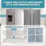 3-Pack LT120F Air Filters for LG/Kenmore Fridges