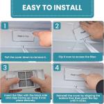 3-Pack LT120F Air Filters for LG/Kenmore Fridges