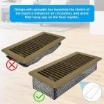 Floor Vent Screen Mesh Filter - 4 Pack