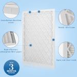10x20x1 MERV 11 Air Filter with Reusable Frame