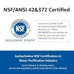 EcoAqua EDR1RXD1 Replacement Water Filters 3-Pack