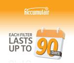 Accumulair Gold 17x21x1 Pleated Air Filter 8-Pack