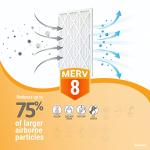 Accumulair Gold 17x21x1 Pleated Air Filter 8-Pack