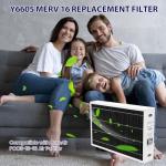 MERV 16 Replacement Air Filter for Lennox PureAir