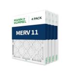 Mann+Hummel MERV 11 Pleated Air Filters 4-Pack