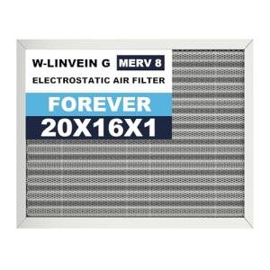 16x20x1 Washable Electrostatic Air Filter, Merv 8